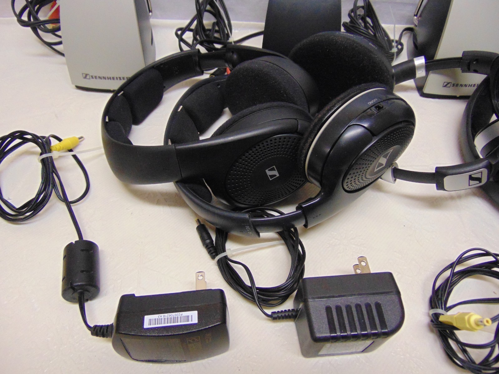 Lot Of Sennheiser TR120 Transmitter & Headphones