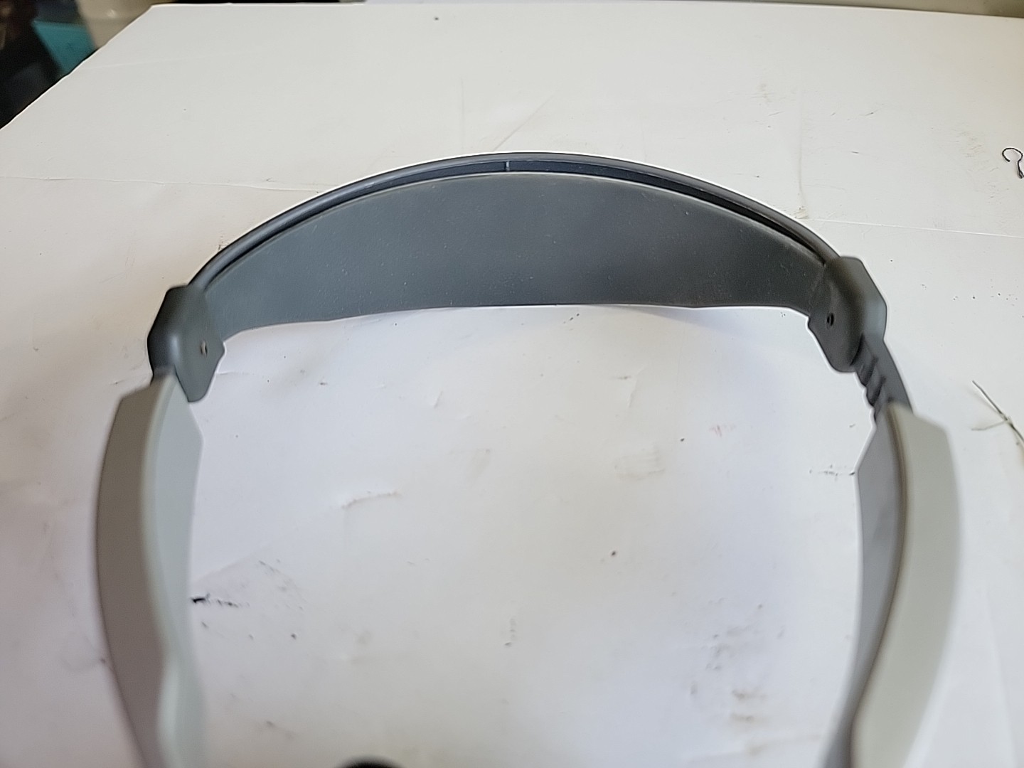 Radio Shack Pro 35A Titanium Stereo Headphones Black Gray Silver Tested EUC