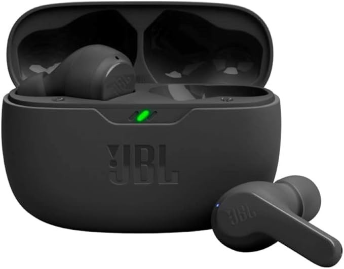 JBL Vibe Beam True Wireless Bluetooth Earbuds – Black