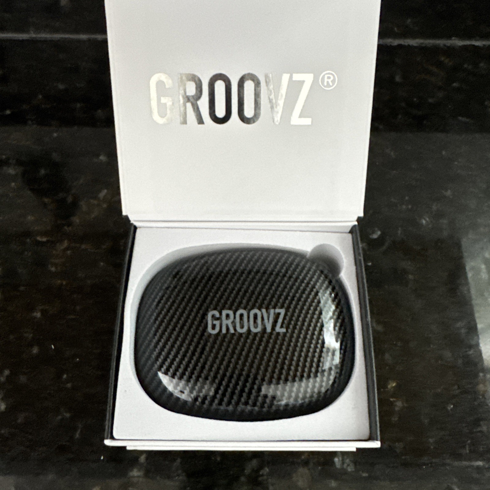 GROOVZ PLUS OPEN EAR HEADPHONES BLACK GRAPHITE WITH CHARGING CASE