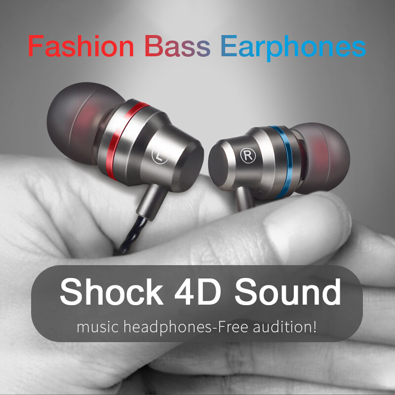 HIFI Bass Stereo Wired Earbuds Headset In-Ear Earphone Headphone 3.5mm USB-C Lot