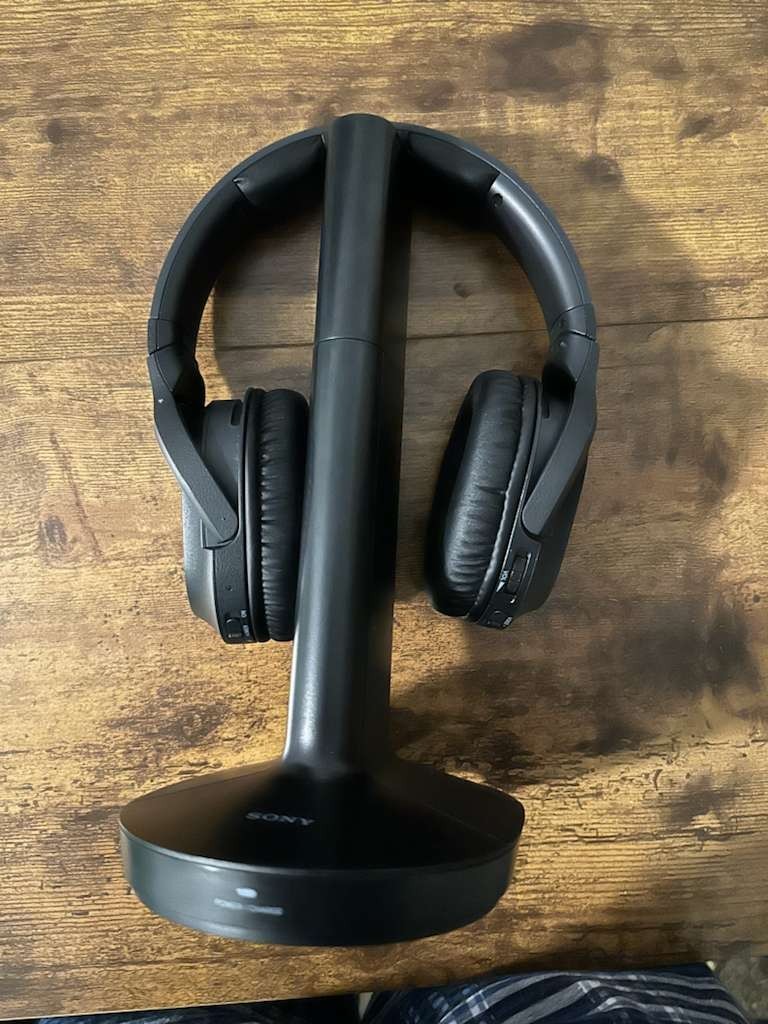 Sony RF400 Wireless Home Theater Headphones – Black