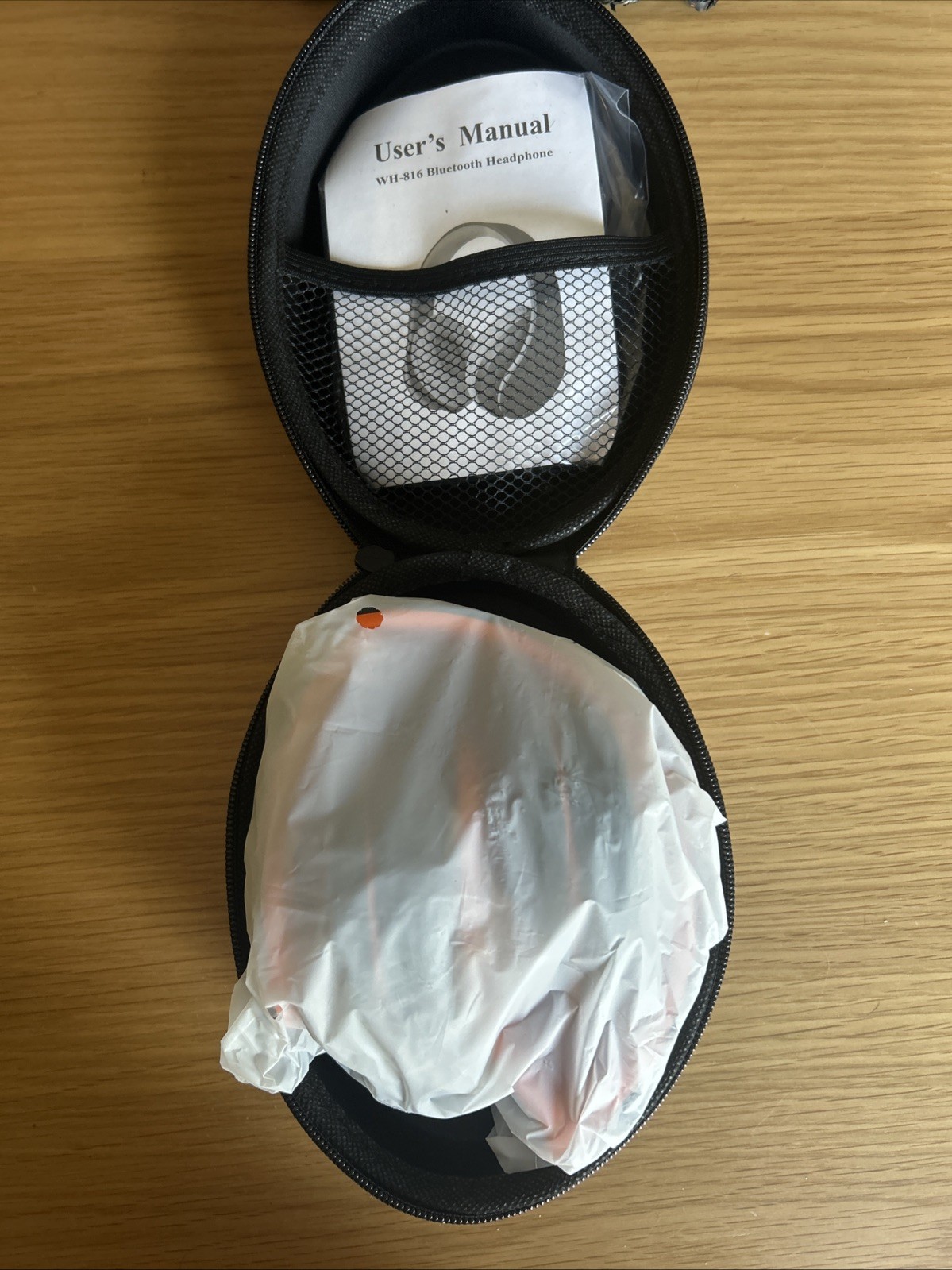 ZIHNIC Bluetooth Headphones Over-Ear, Foldable Wireless Stereo Black & Orange