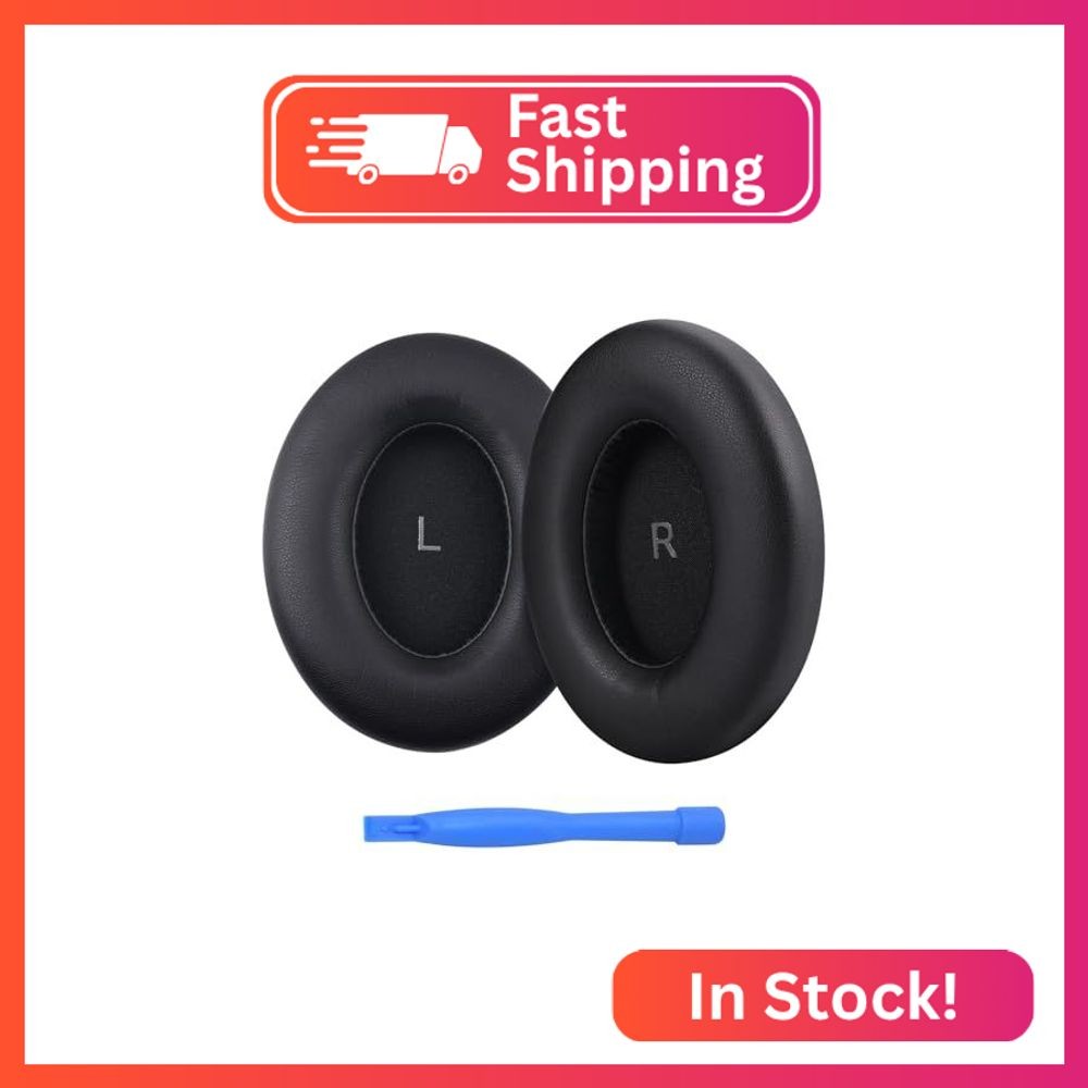 MMOBIEL Memory Foam & Protein PU Ear Pads for Sennheiser Momentum 4 Wireless Ove