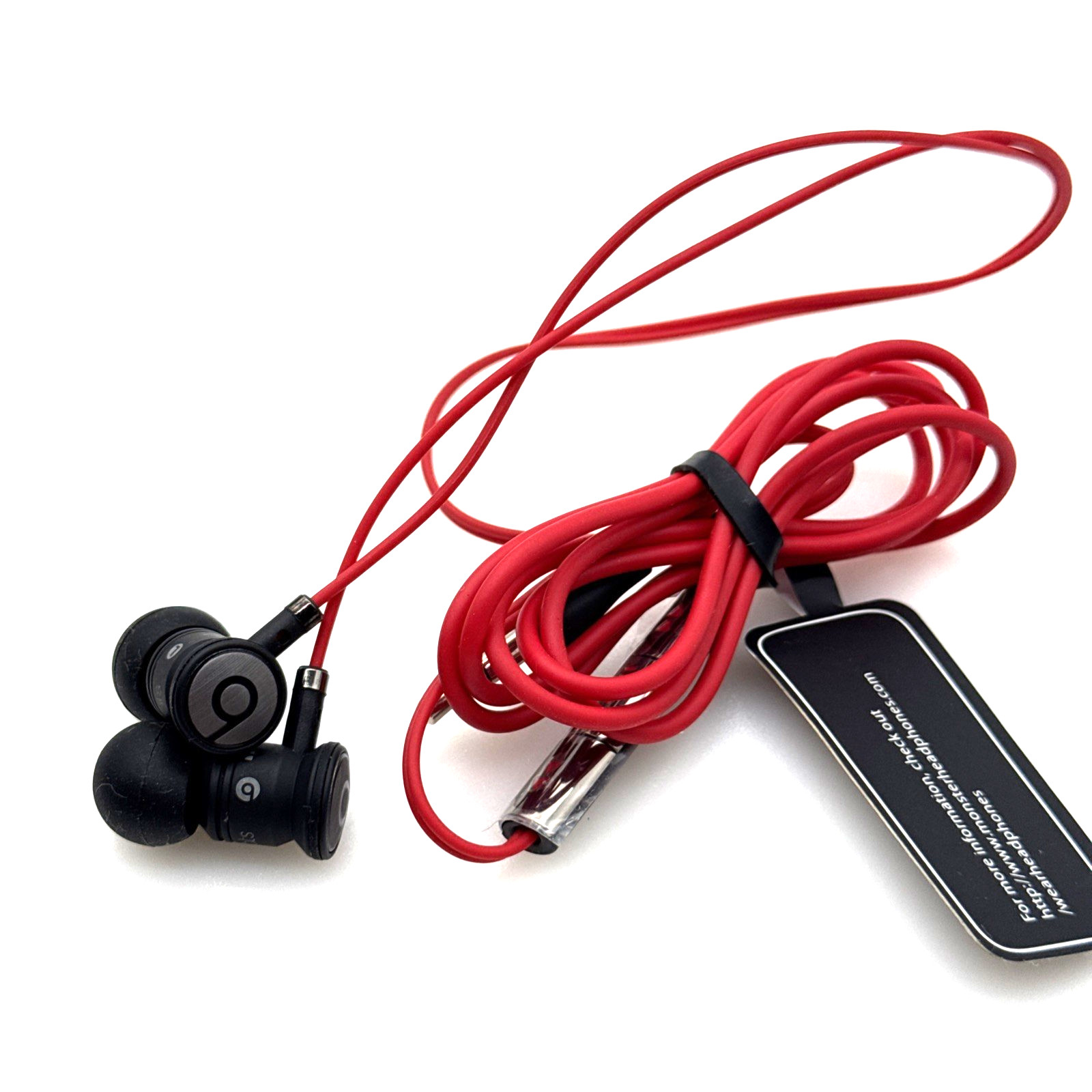 Monster Beats by Dr. Dre urBeats Wired In-Ear Headphones Red/Black 3.5mm