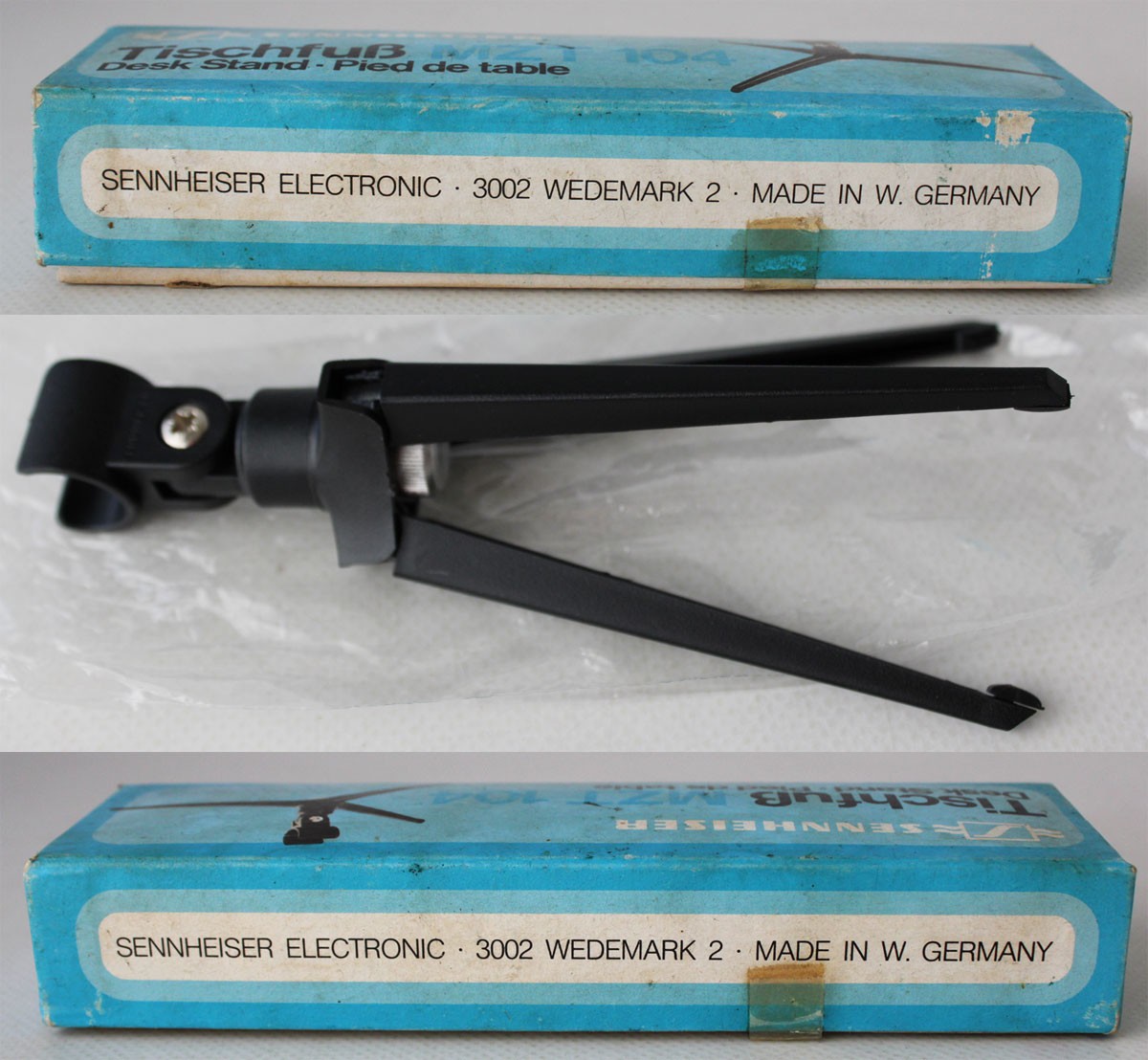 Vintage 70’s SENNHEISER MZT 104 Desc Stand West Germany New Old Stock !