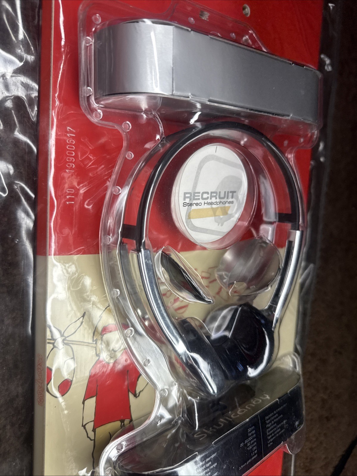 Chrome OG skullcandy Icon Recruit 30mm Driver Original Quality Careful LOUD Rare
