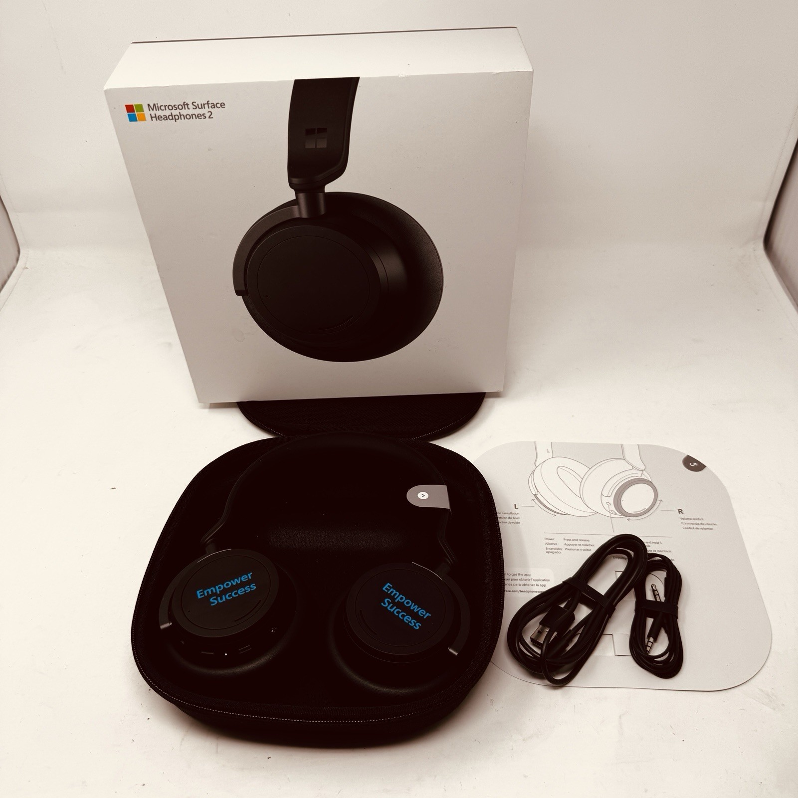 Microsoft Surface Headphones 2 Wireless Bluetooth Noise-Cancelling Black