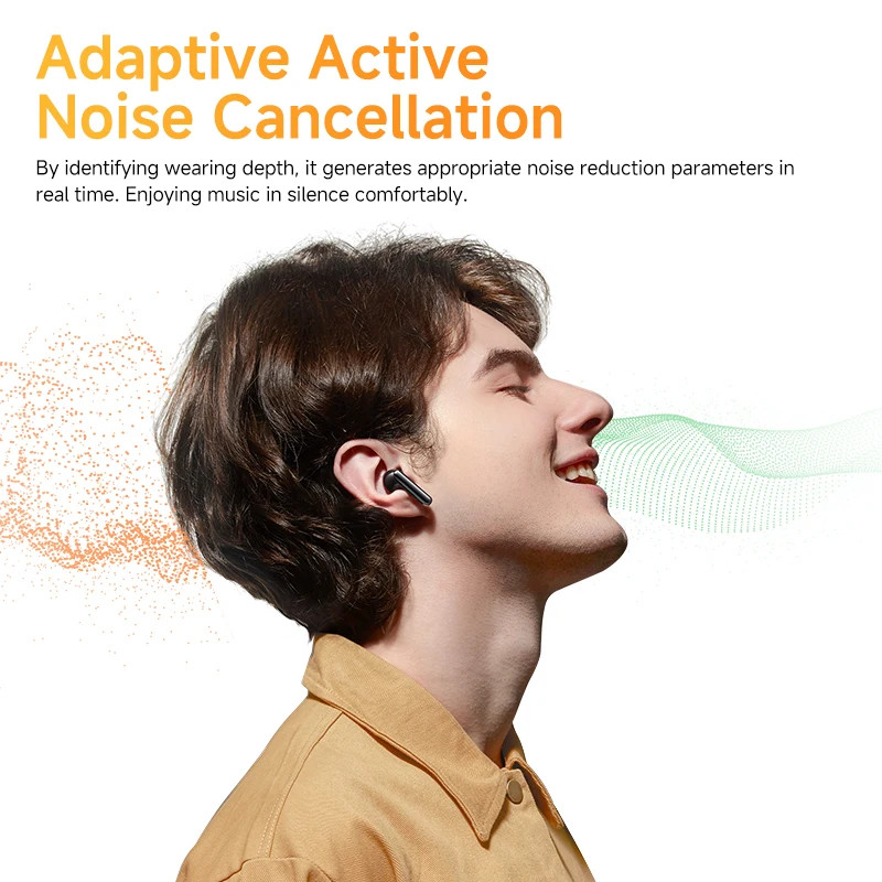 HT10 Ailybuds Pro+ ANC Wireless Earphone Hi-Res Audio with LDAC Bluetooth 5.3 Ea