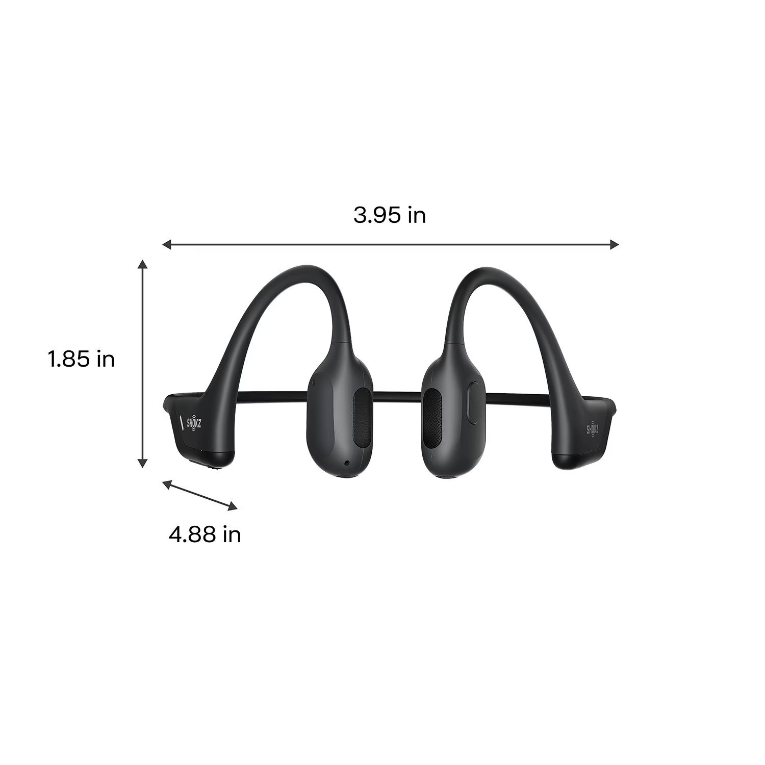 Shokz OpenRun Pro Bluetooth Wireless Headphones w/Case Black New Open Box