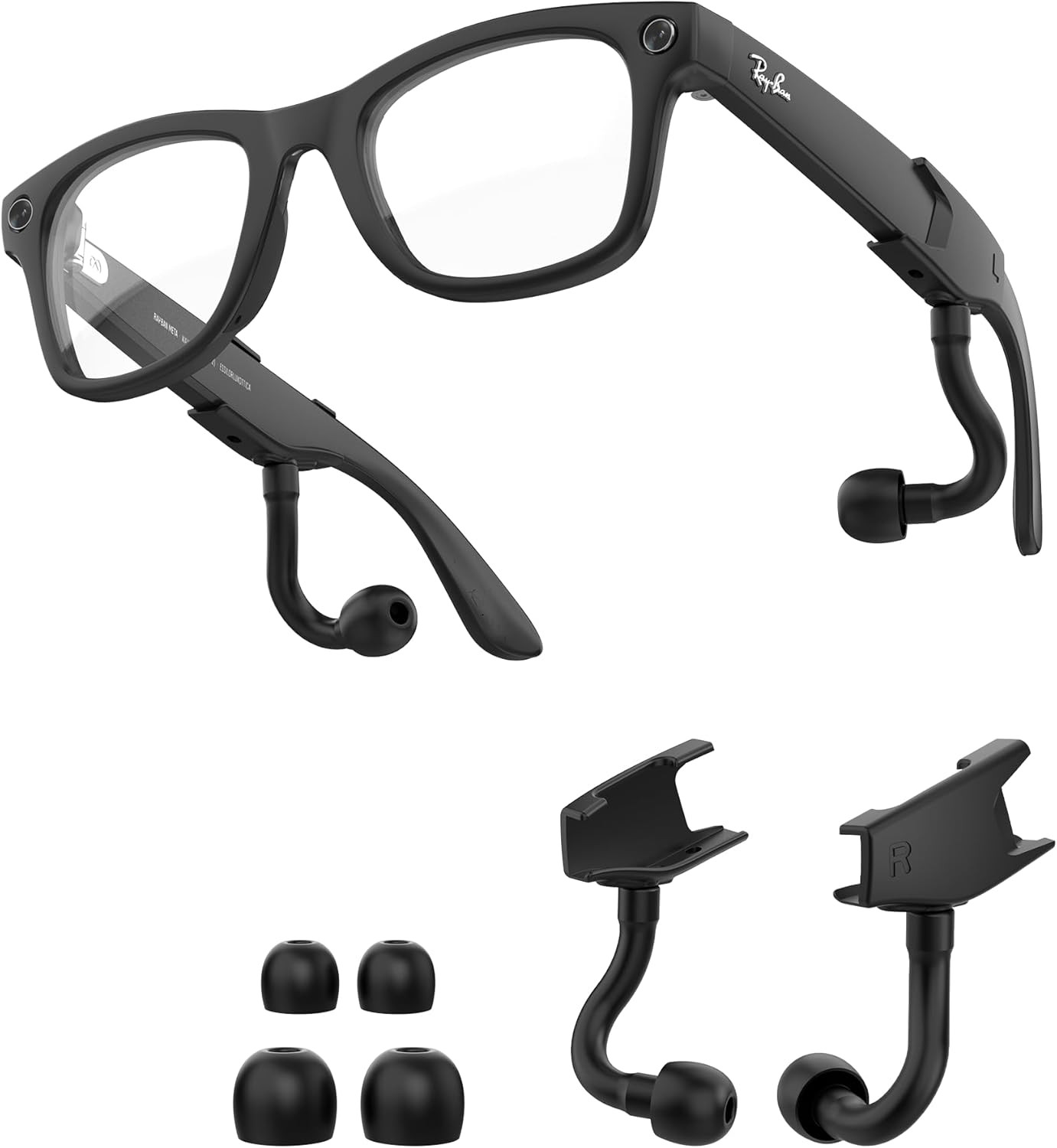 Voice Privacy Ear Tips Compatible with Ray-Ban Meta Gen 2/1, Rayban Meta Blayzer