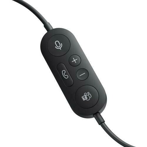 Microsoft Modern USB Headset Black – Wired USB-A connection – High-quality stere