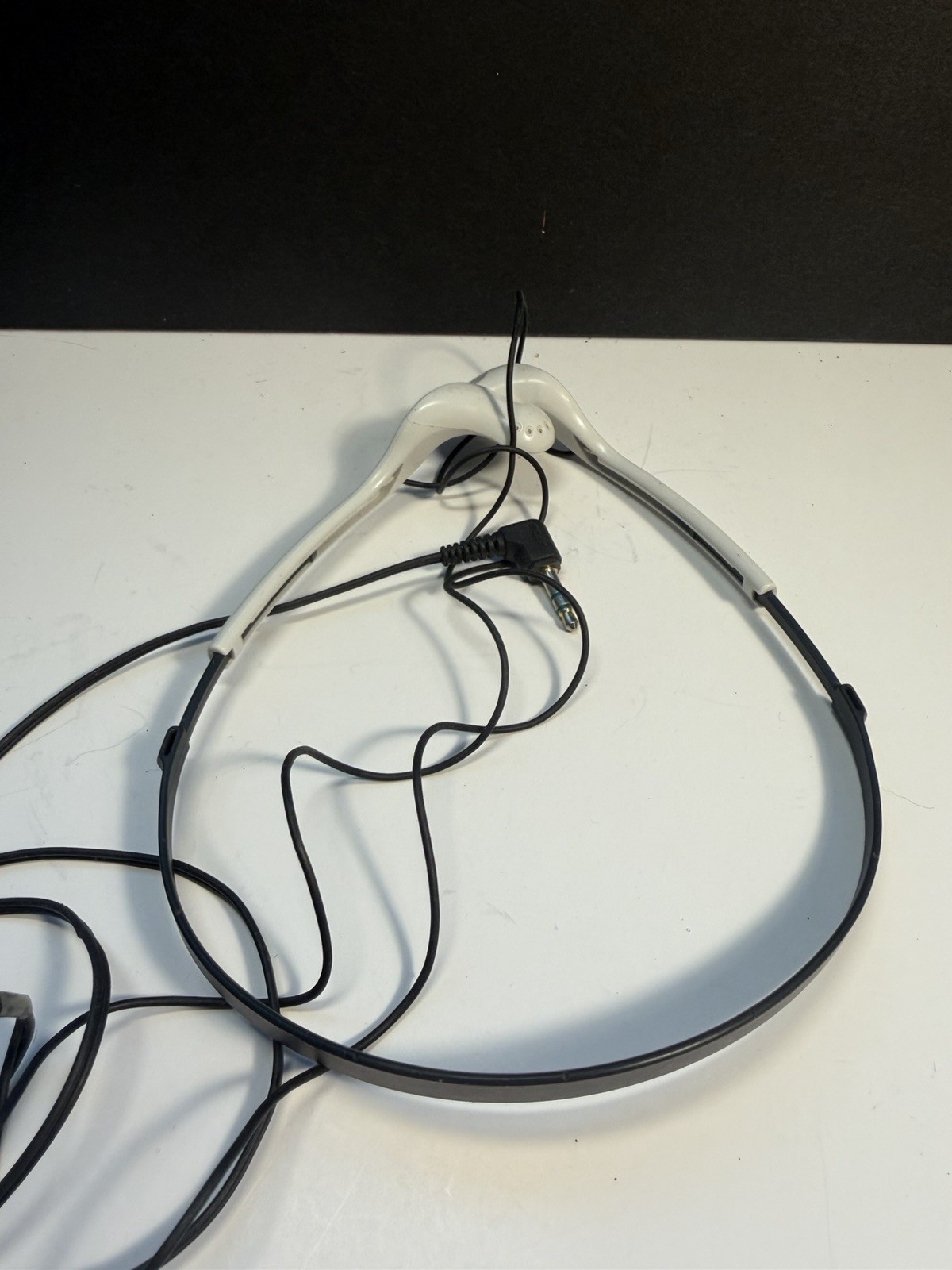 Sony MDR-W014 Sports Walkman White Orange In-Ear Headphones 3.5mm Jack Tested