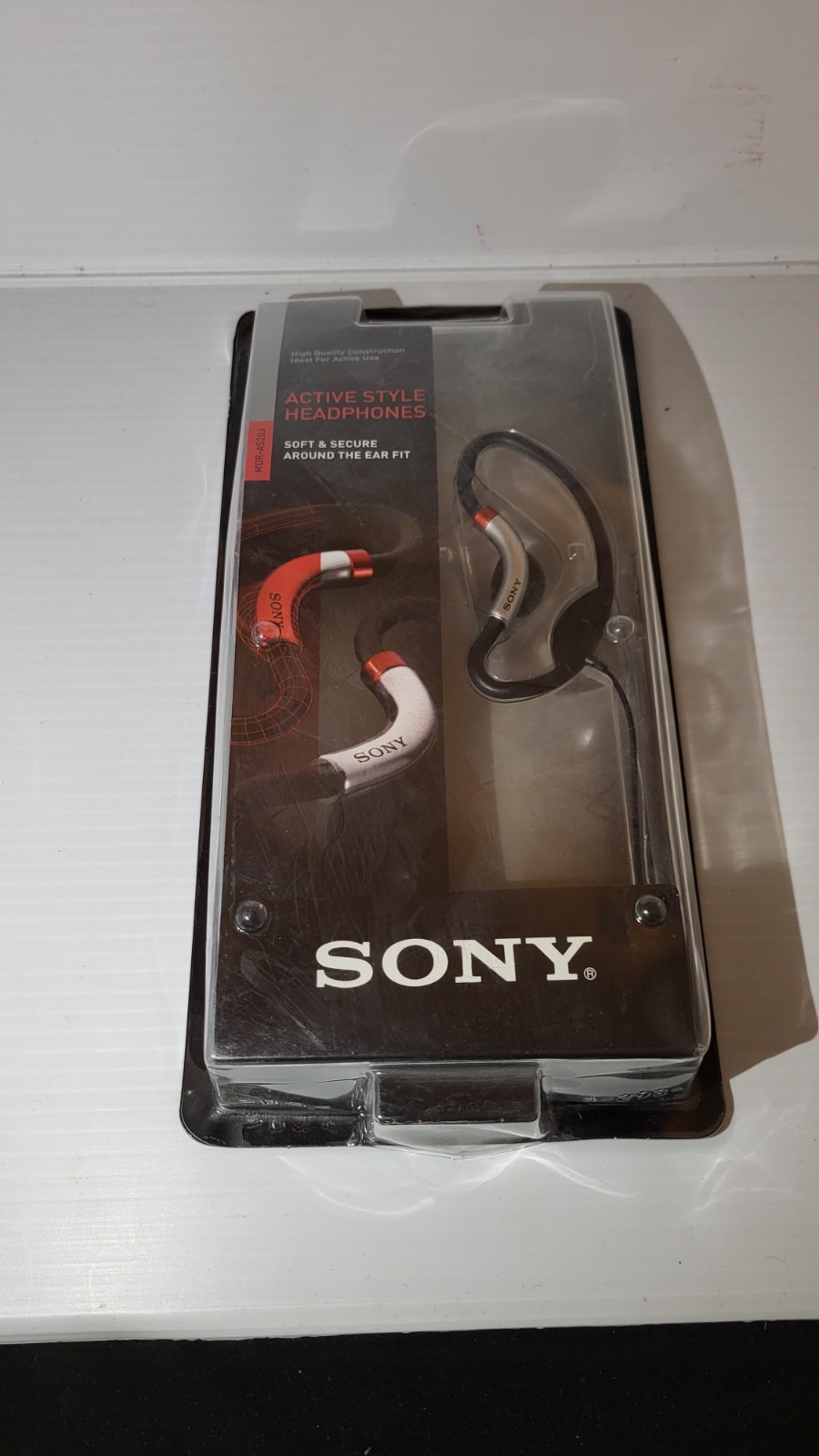 Sony MDR‑AS20J Sport Headphones • New NOS • Active Style Soft Loop Hangers