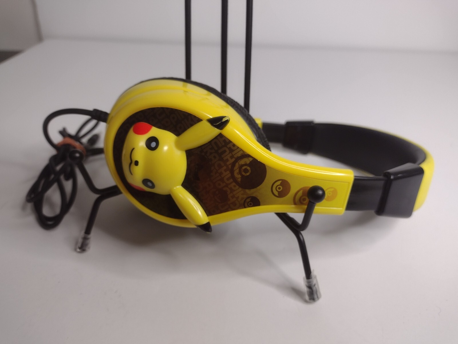 Pokemon Pikachu Kids Headphones Tested Working