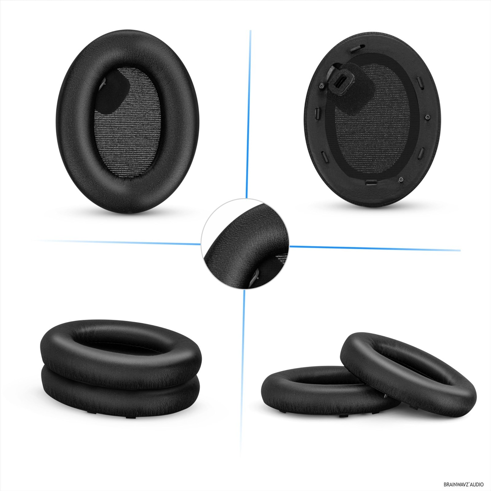 Soft Sheepskin Earpads for Sony WH-1000XM4 Headphones, Memory Foam Cushions, Dur