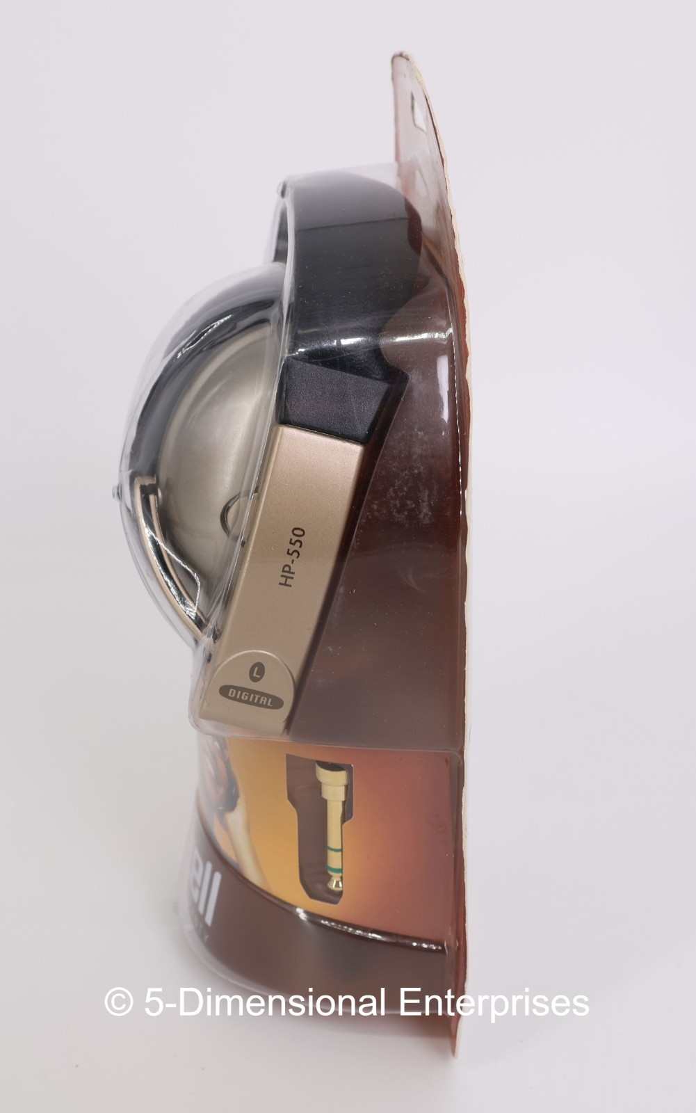 Maxell HP-550 Foldable Digital Full Cup Headphones Volume Control 3.5mm NIP NEW