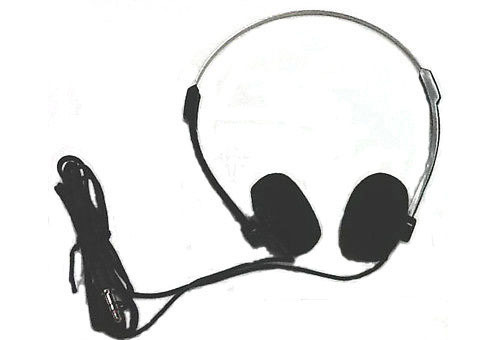 Headphone mini stereo with 3 feet Cord 3.5 mm plug