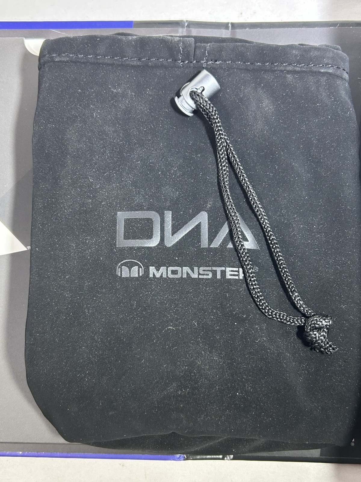 Monster DNA On-Ear Headphones Cobalt Blue Light Gray w/ Box Cables Bag