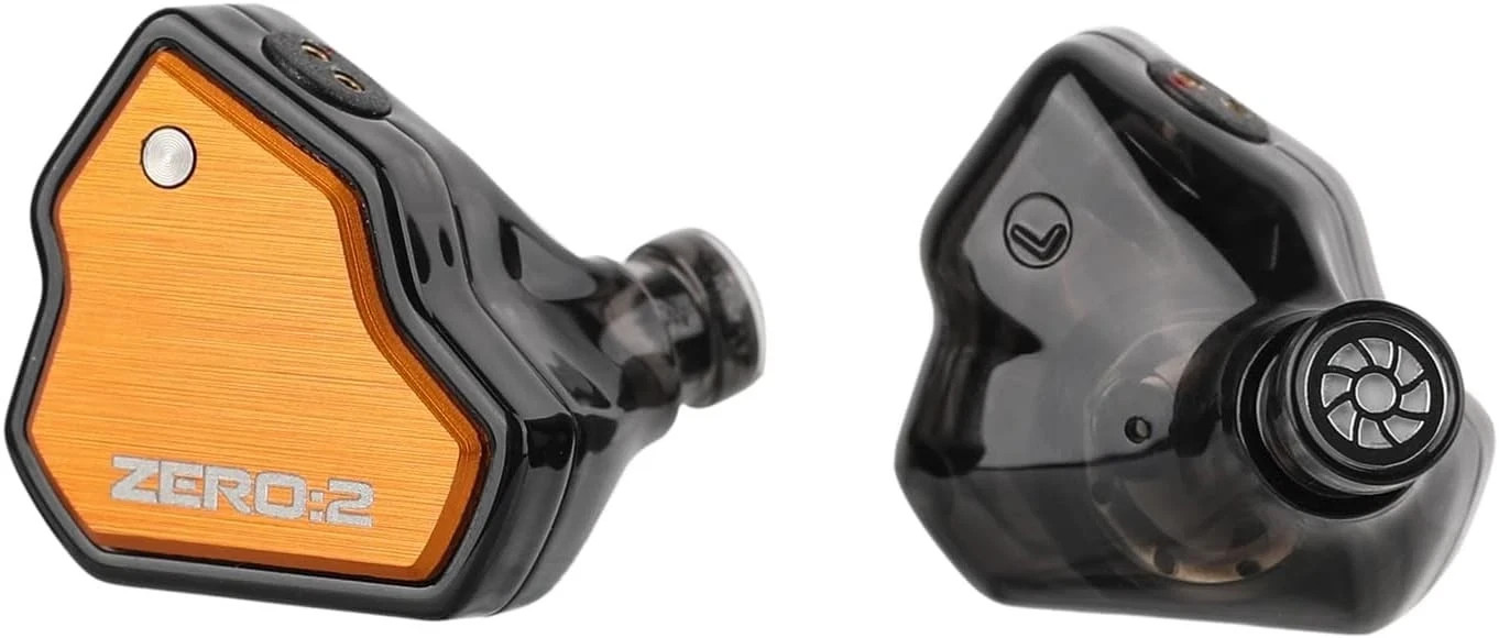 7Hz x Crinacle Zero 2 IEM 10 mm Driver 3.5 mm jack (Orange). FREE SHIPPING!
