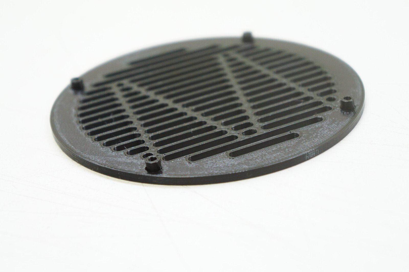 M Logo Grate Style Grill Mod L/R Set for Monoprice M1060C Headphones Cover