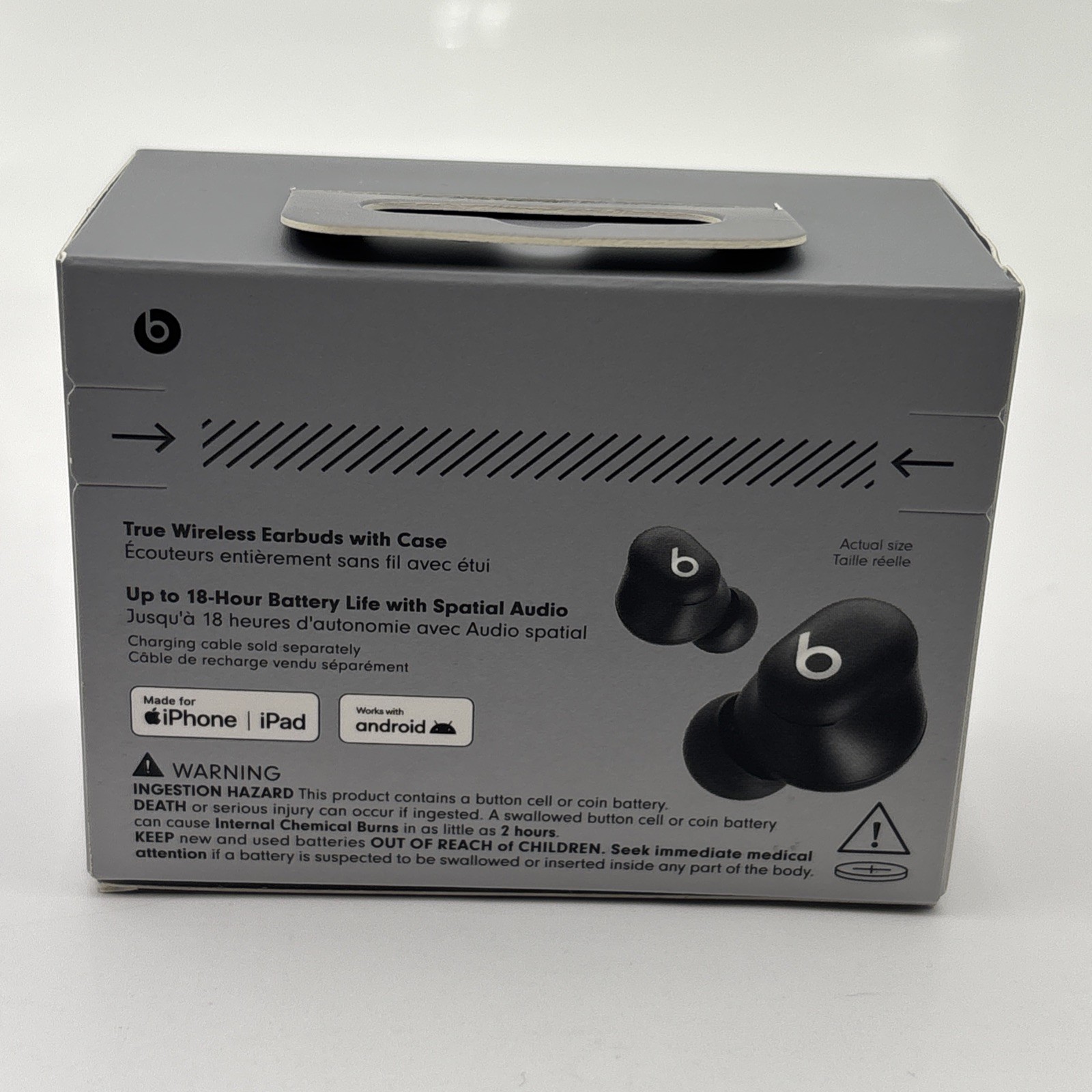 Beats Solo Buds Wireless Earbuds Matte Black MUVW3LL Bluetooth New Sealed