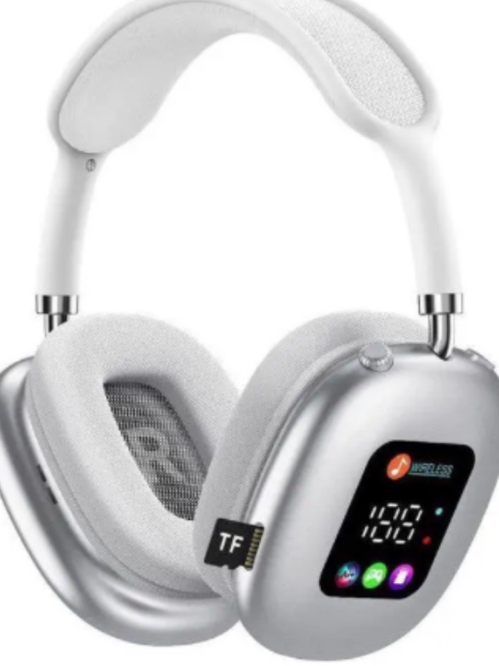 Wireless AKZ Max600 Cool Art Headphones. Good For Gaming. TF Card Slot