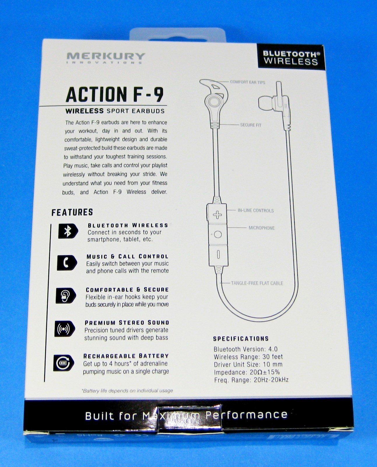 NEW Premium Earphones for Apple iPhone and Android Samsung Devices (ACTF9-C)