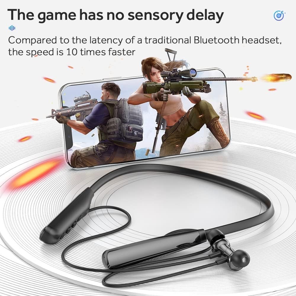 Ergonomic In-Ear Bluetooth Earphones with 100 Hours Playback & Noise Reduction
