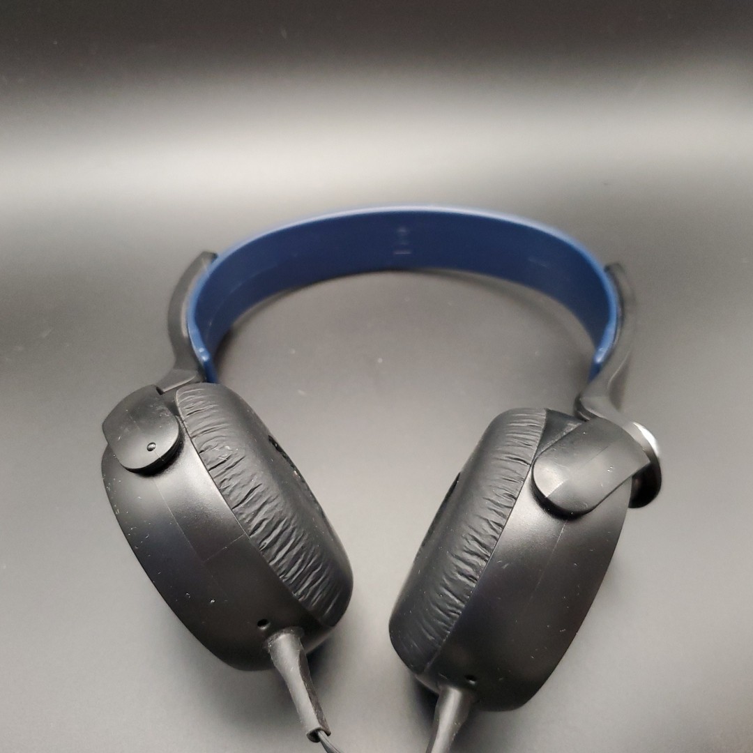 SONY MDR-XB400 Wired Stereo Headphones Black-Blue Working Great Sound
