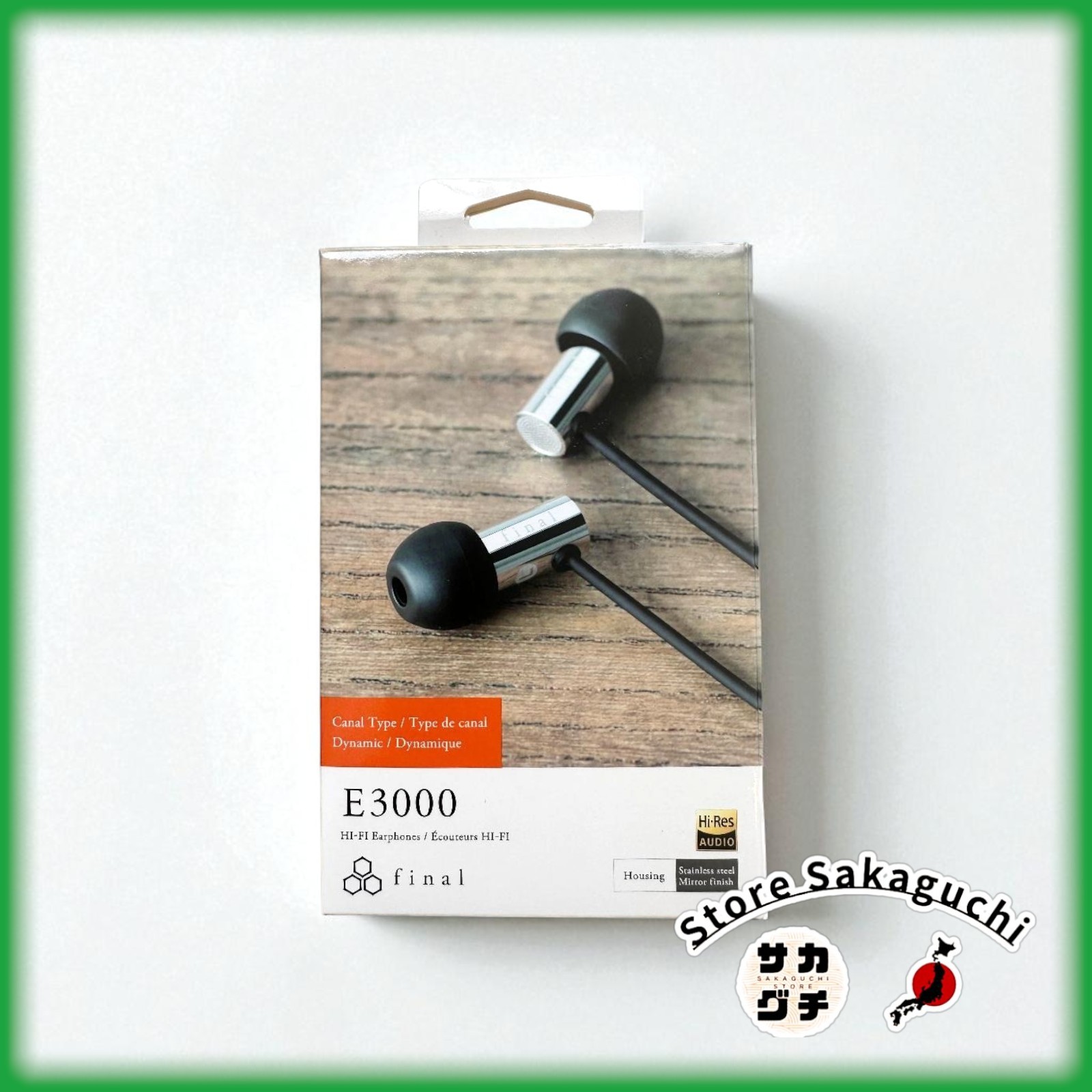 Final Audio E3000 FI-E3DSS Hi-Res In-Ear Earphones Wired Earbuds IEM Headphones