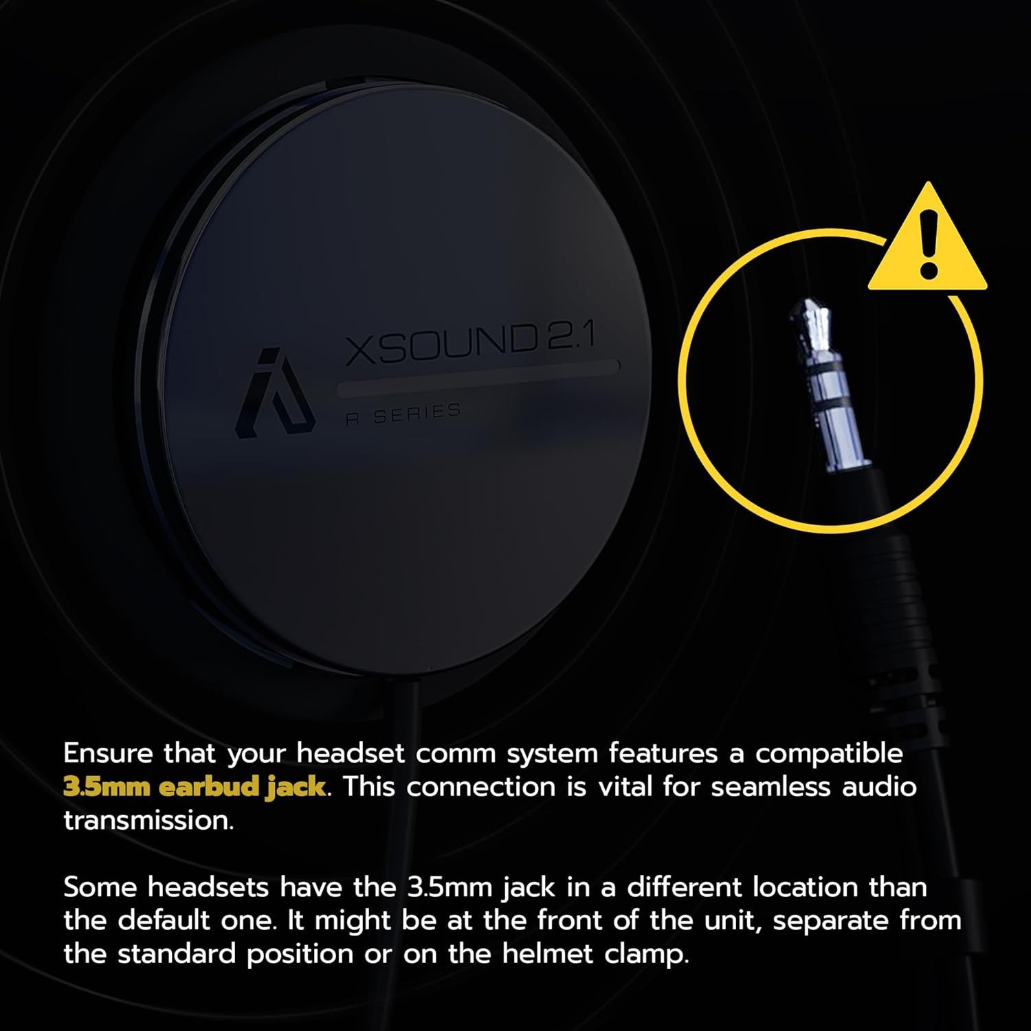 Auriculares Altavoz Casco Motocicleta Snowboard Esqui 3,5mm Sonido Increíble NEW