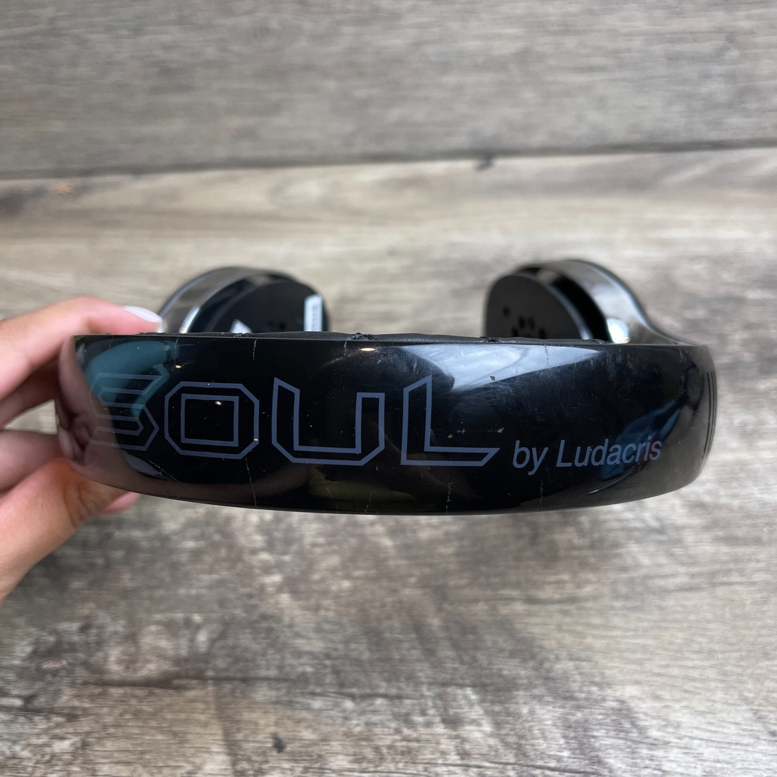 Soul by Ludacris Black Silver High-Definition Headphone 3.5mm Jack Superb Bass