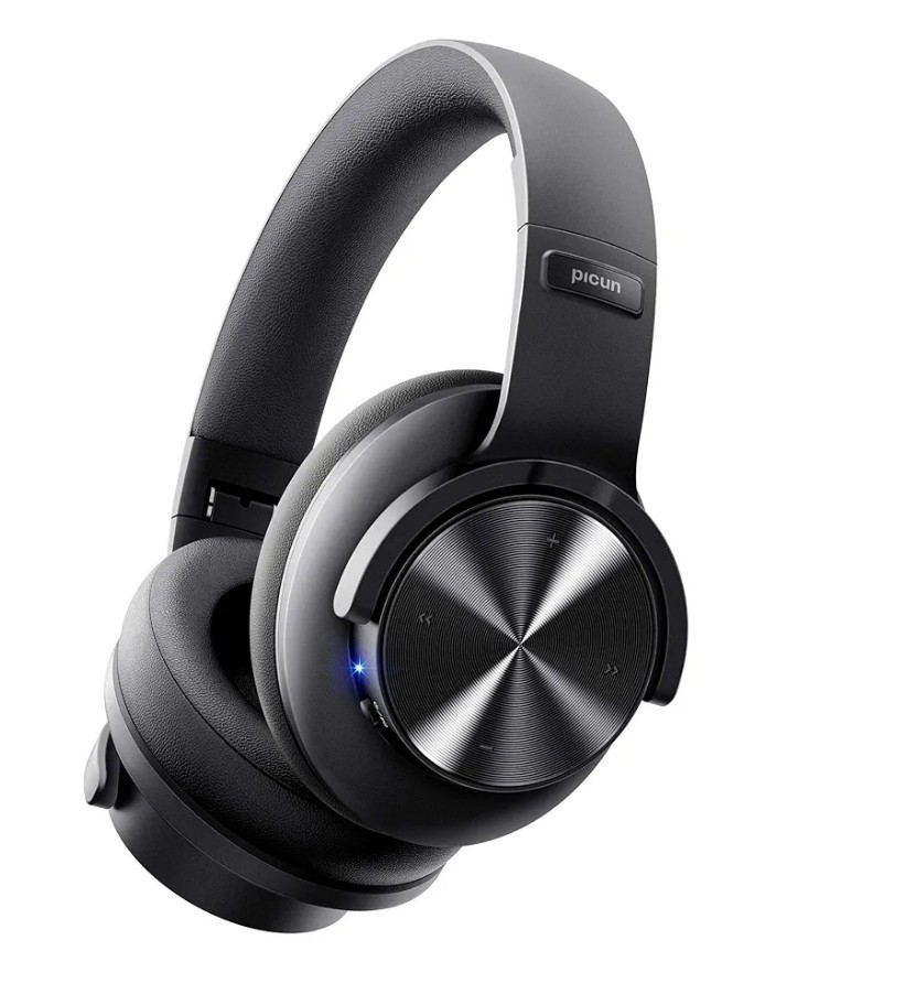 Picun B8 Wireless Bluetooth Headphones, Black – Lightly Used