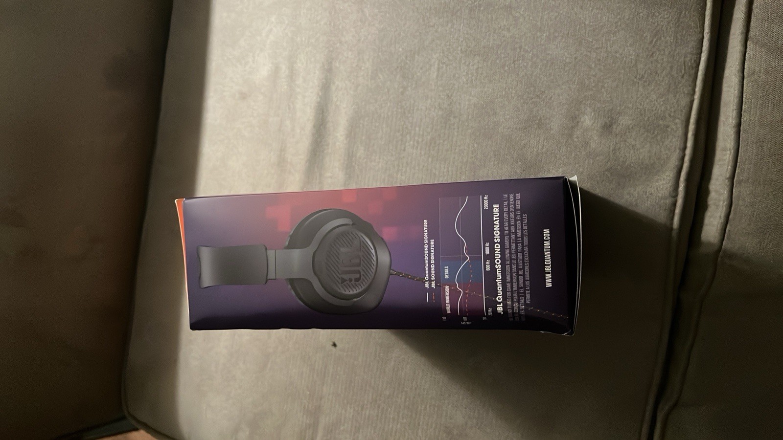 JBL Quantum 100 Gaming Headset Wired Over-Ear Black 3.5mm Mic Detachable Cable