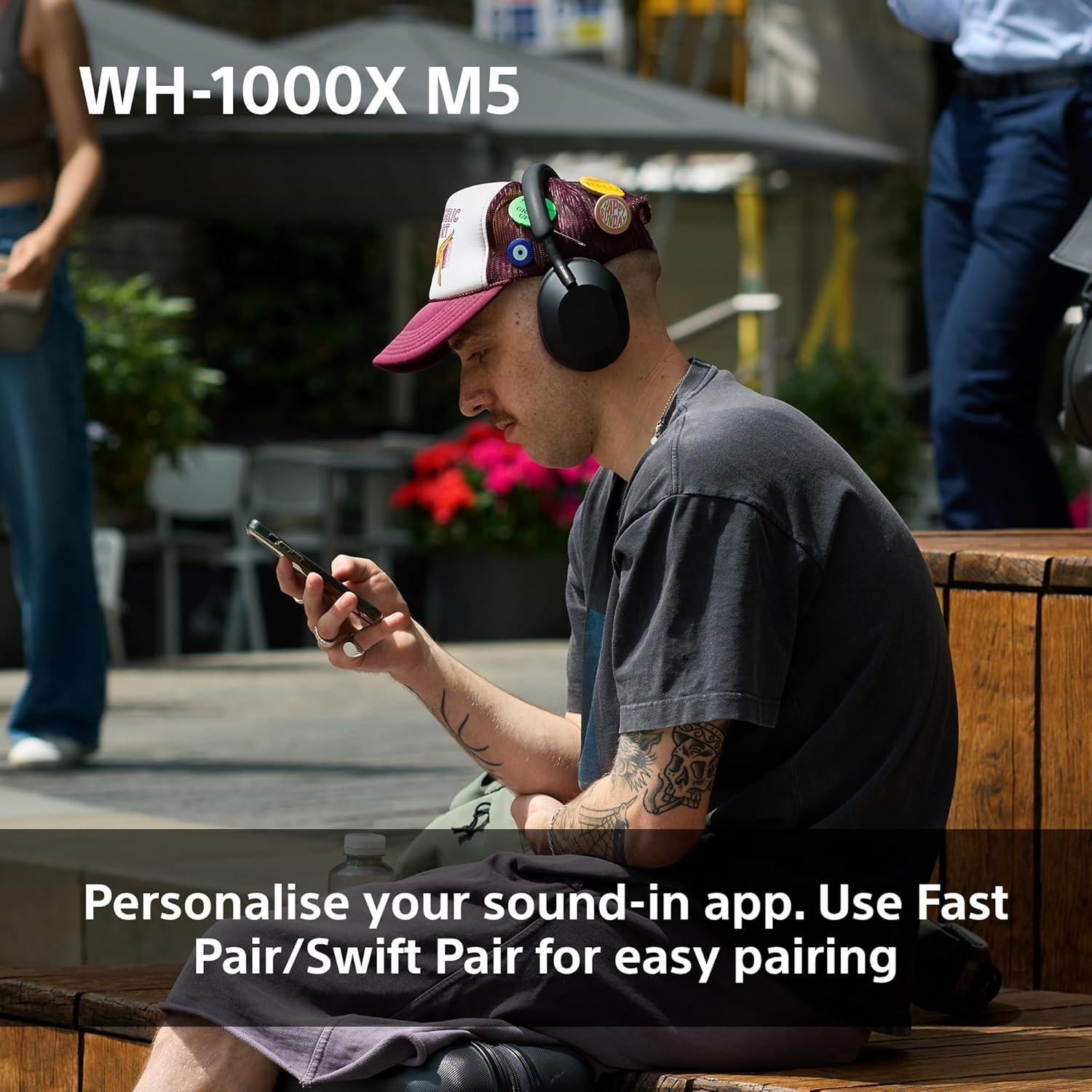 Sony WH-1000XM5 Hard Case Premium Noise Cancelling Wireless Over-Ear Headphones,