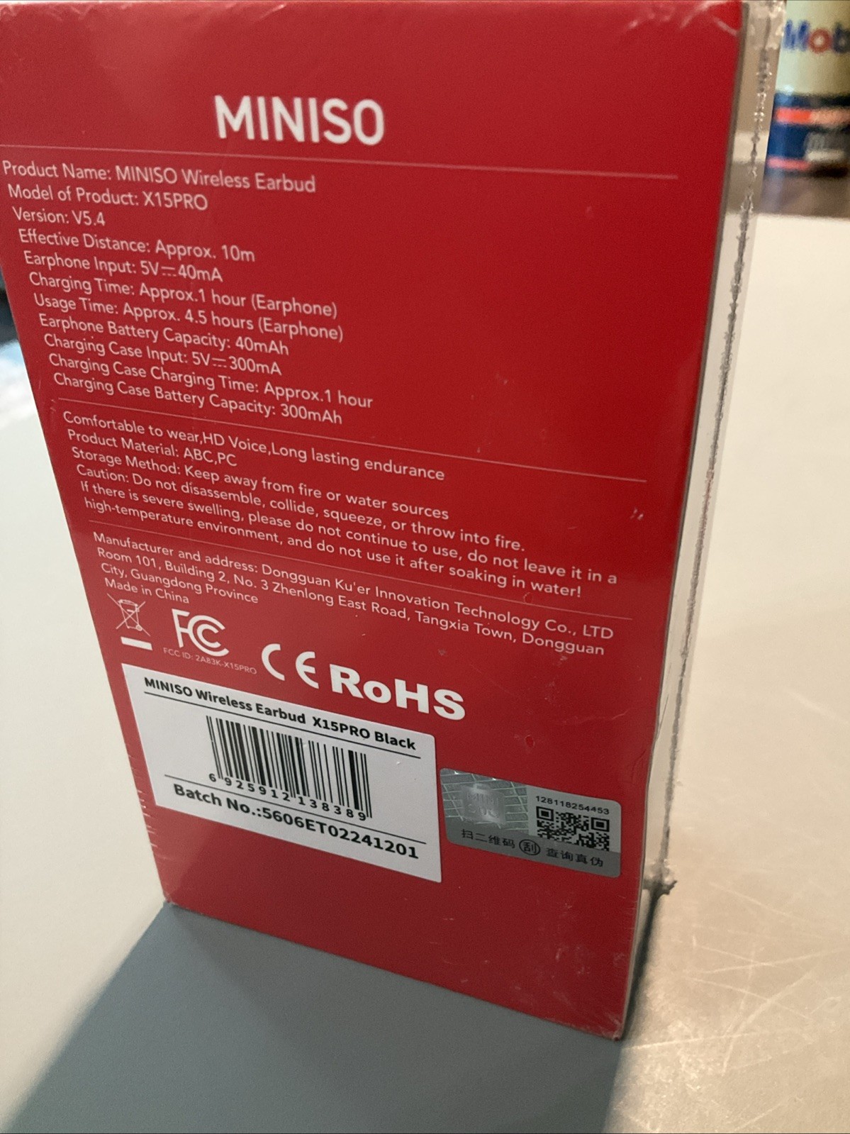 MINISO X15 PRO Translation Earbuds Real Time, AI 135 Language Translator Earbuds