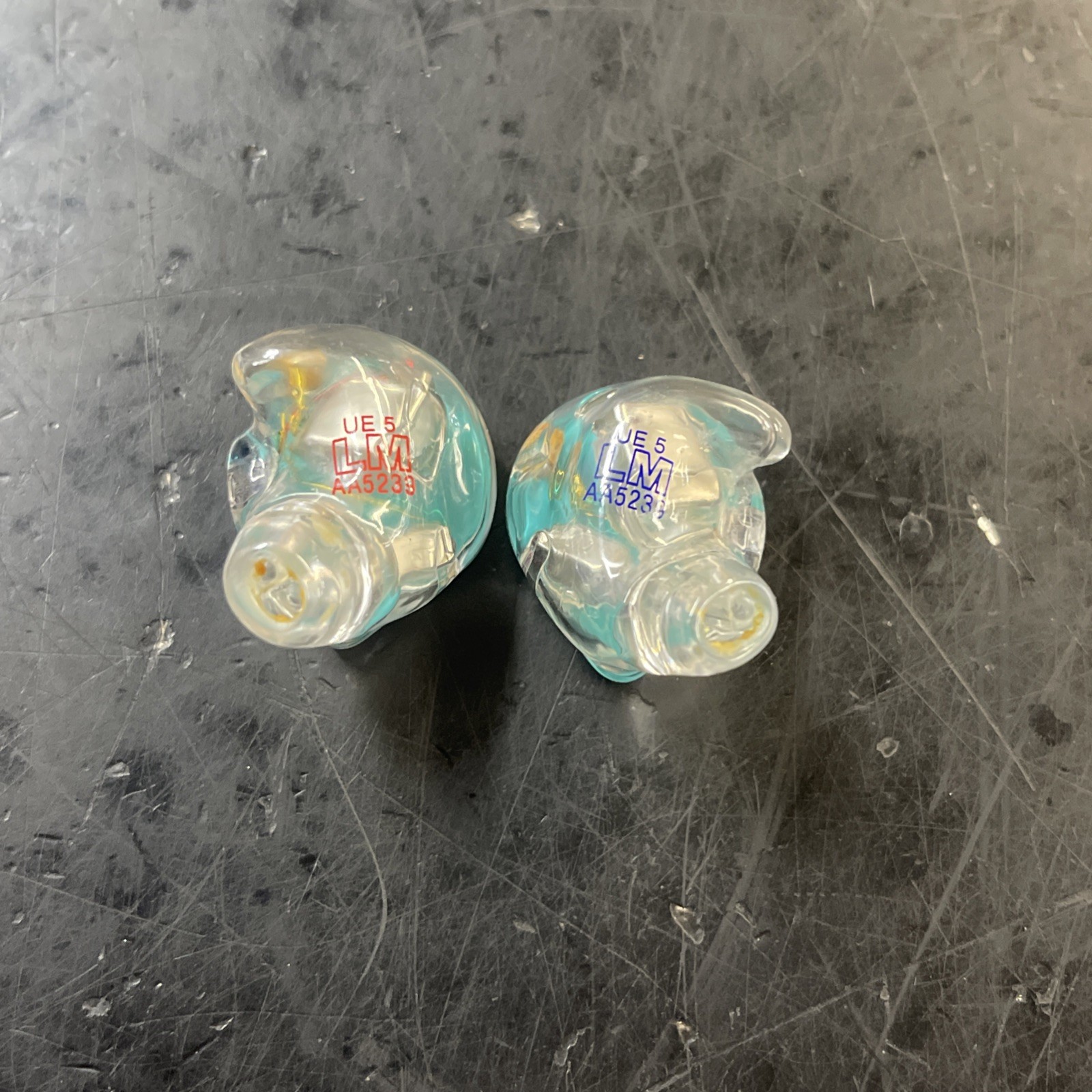 Ultimate Ears UE 5 Custom Wireless Monitors Headphones Earphones EarBud Turquois