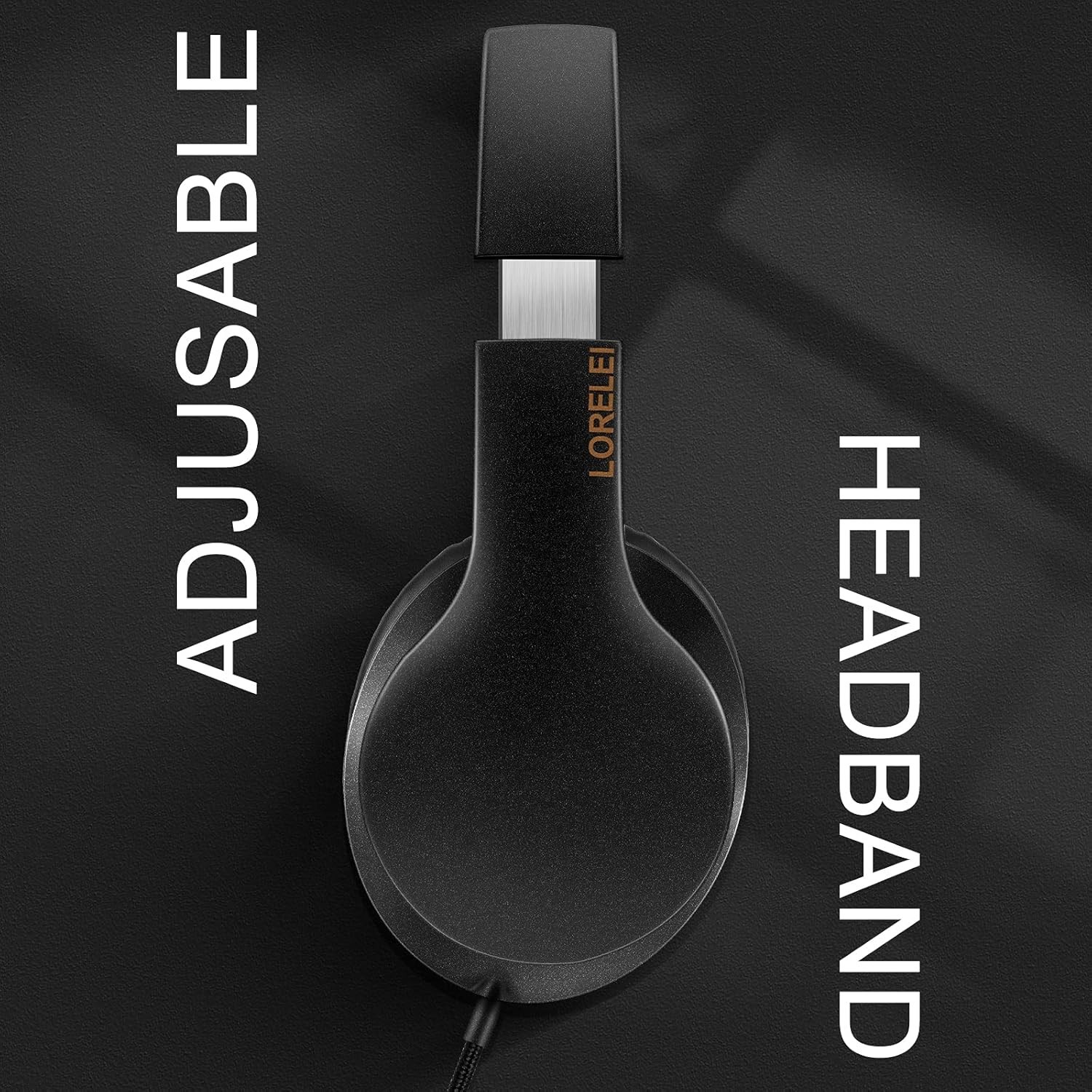 Comfortable Over-Ear Headphones with Passive Noise Control and Media Control