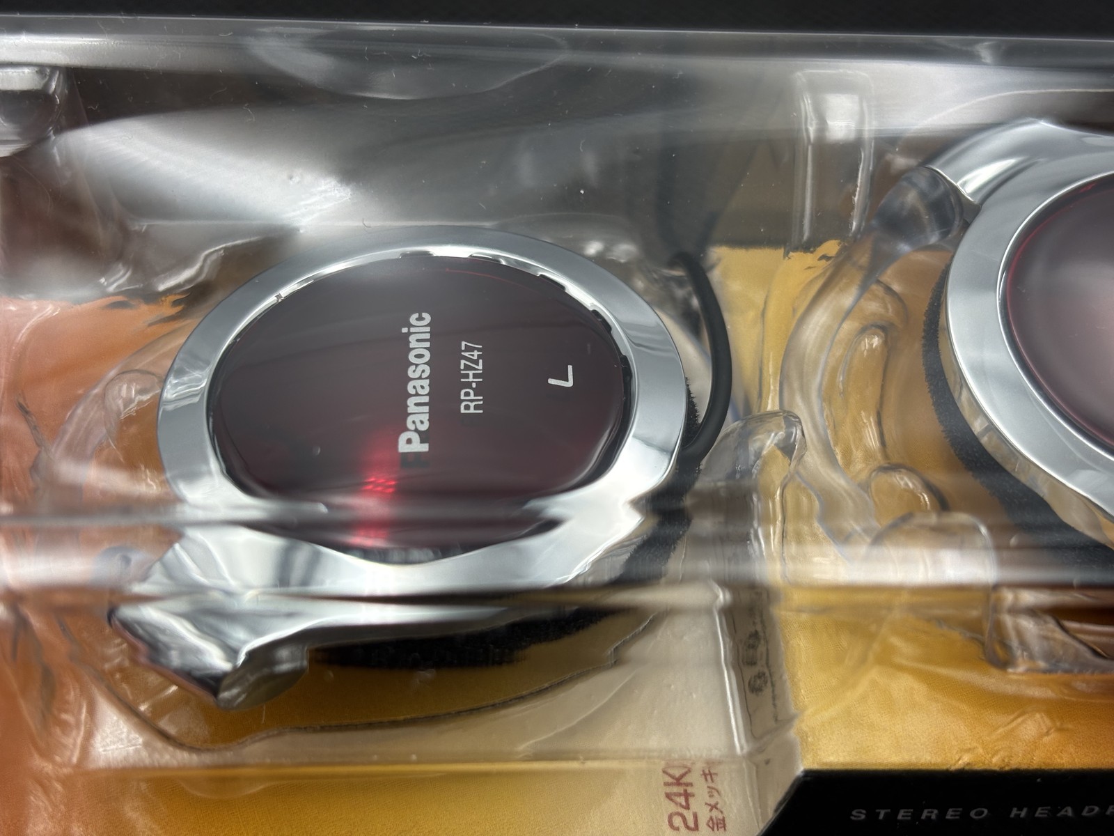 Panasonic Clip Earphone Headphone RP-HZ47-R 9.9mm Red NEW