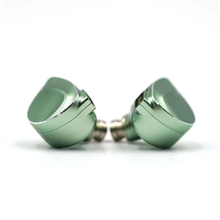 BQEYZ Winter II Green Wired Earphones Over-Ear Shure-Hook CIEM 2-Pin Plug