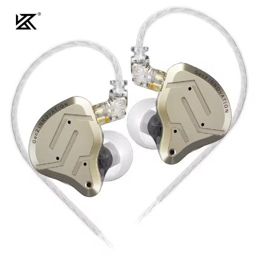 KZ ZSN Pro 2 Hybrid 1BA 1DD Wired IEM Earphones HiFi Sound