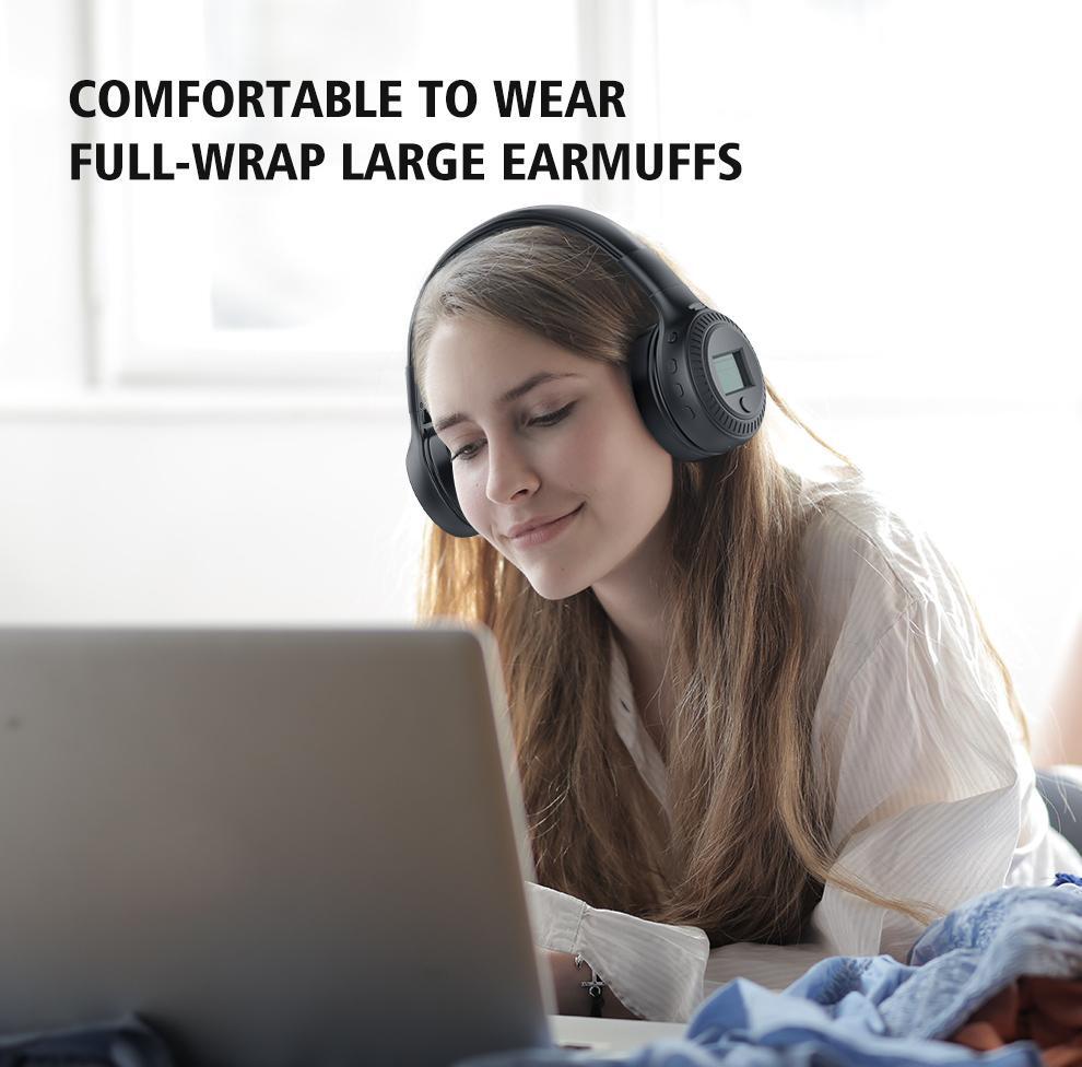 Zealot B19 Headphones Lcd Display Hifi Bass Stereo Earphone Bluetooth Wireless H