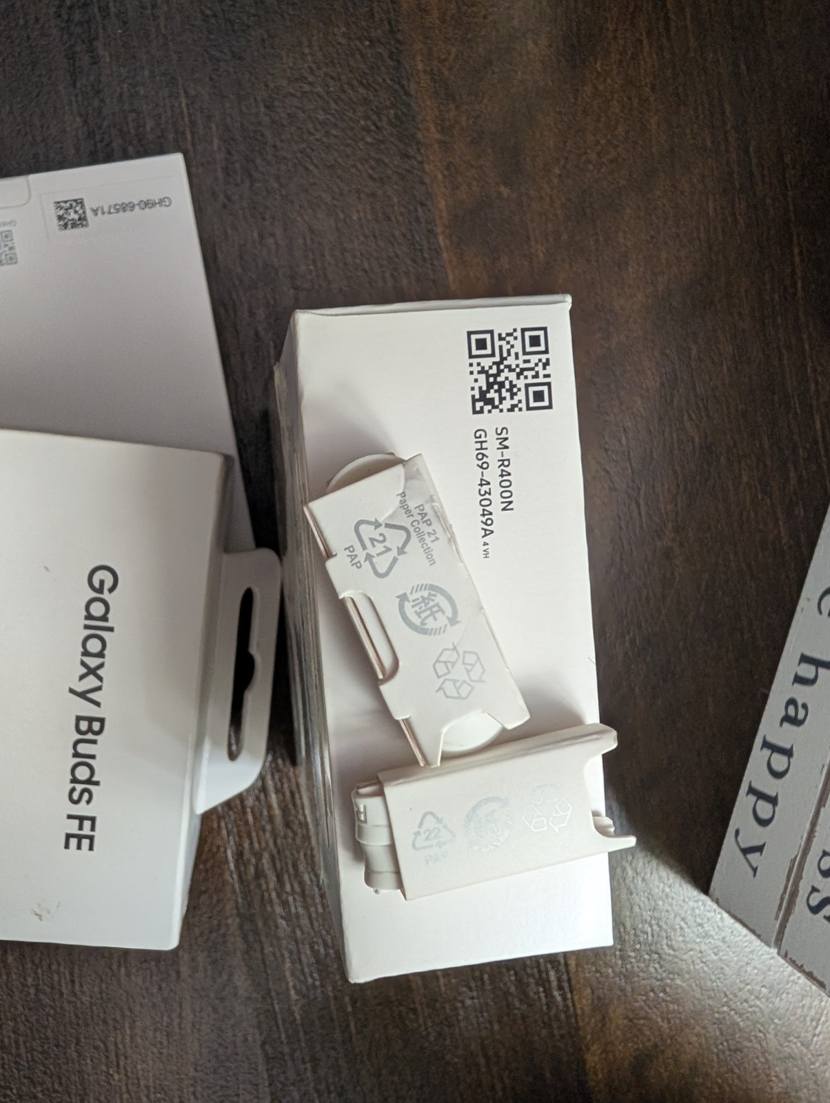 SAMSUNG R400 Galaxy Buds FE Bluetooth Earbuds – Nice In Box + Extras Free Ship