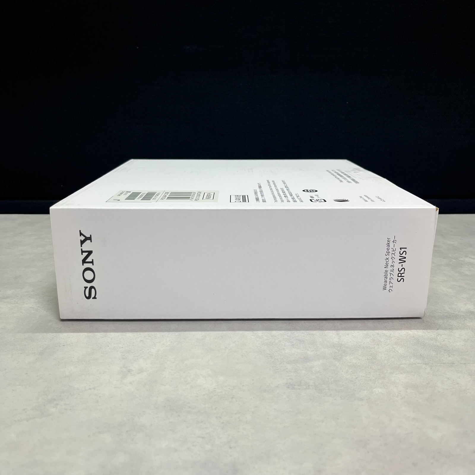SONY Japan Wearable Neck Speaker SRS-WS1 for TV Game Movie with Vibration New!!