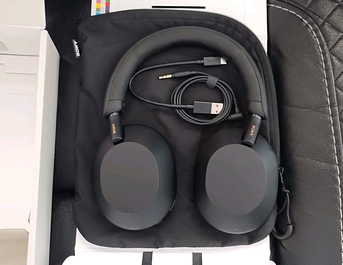 So Clean Sony WH1000XM5-SA Wireless Premium Noise Cancelling Headphone Black P1