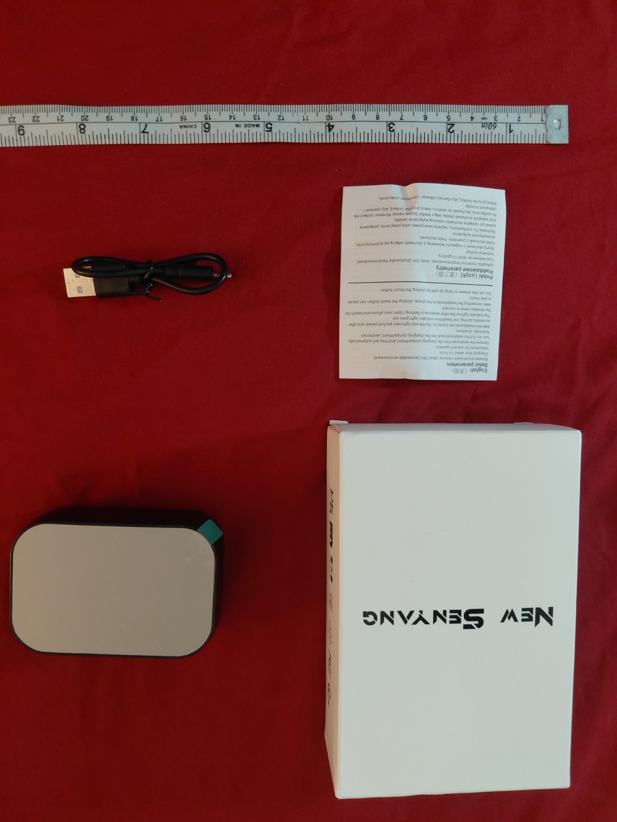 Earbuds Rechargeable Dock LED Display – New –