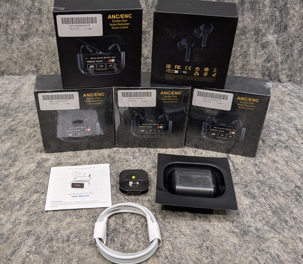 VEATOOL A9 Pro Wireless Bluetooth Earbuds ANC ENC Noise Cancelling 🔥New🔥