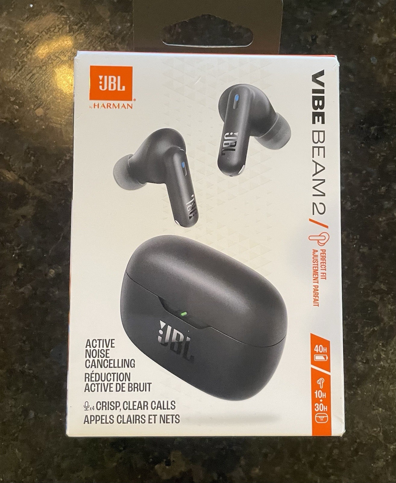 JBL Vibe Beam 2 Wireless Earbuds Noise Cancelling In‑Ear Headphones NWT