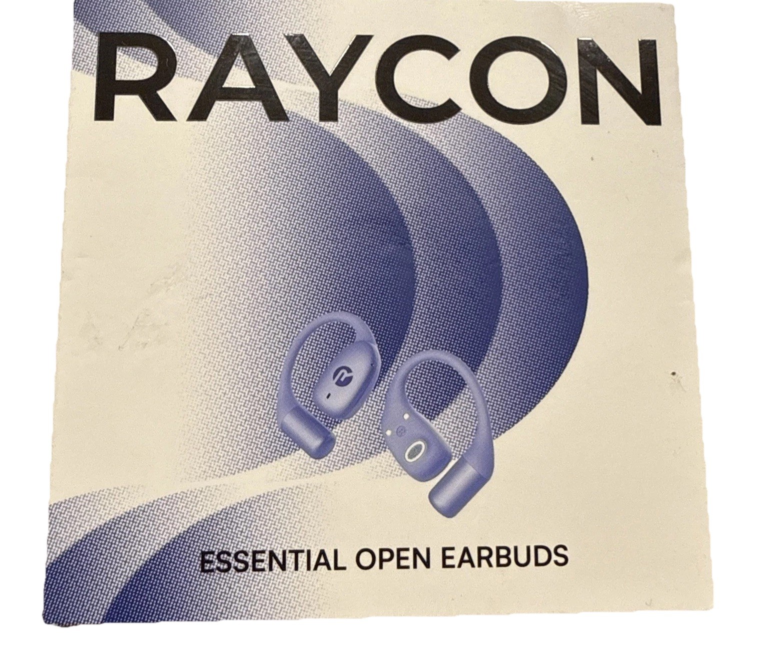 Raycon Essential Open Earbuds – Wireless Bluetooth Headphones – Purple RBO715